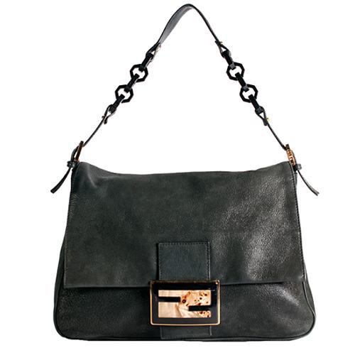 Fendi Leather Forever Big Mamma Shoulder Handbag