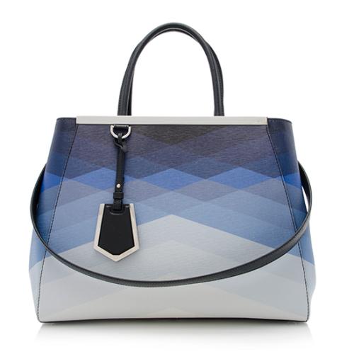 Fendi Leather Ombre 2Jours Tote