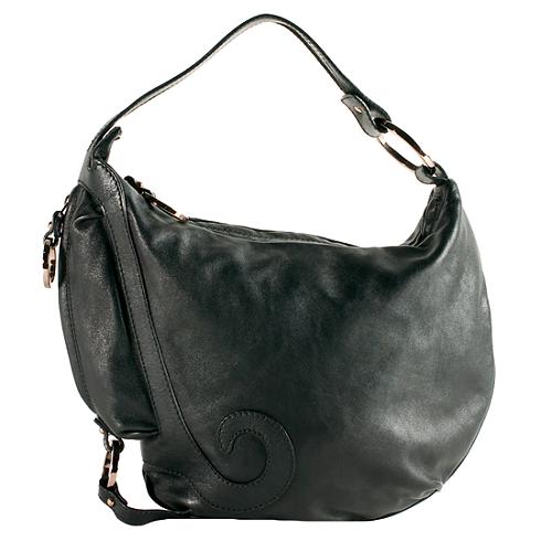 Fendi Leather Biga Hobo Handbag