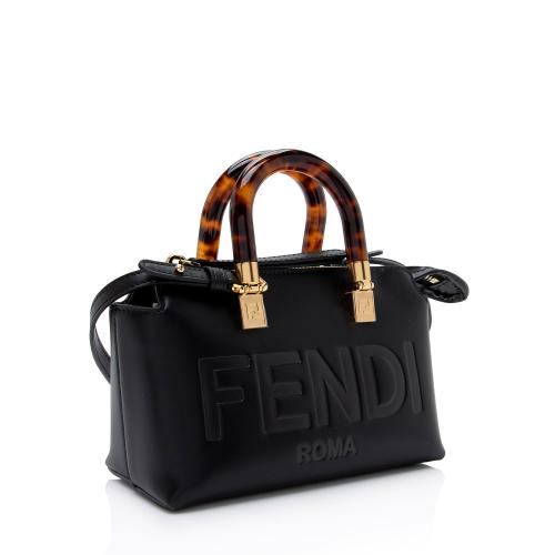 Fendi Leather By The Way Boston Bag