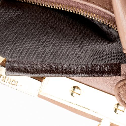 Fendi Leather Crystal Peekaboo XS Shoulder Bag