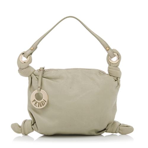 Fendi Leather Knotted Small Chef Hobo - FINAL SALE