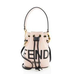 Fendi Leather Mon Tresor Small Bucket Bag