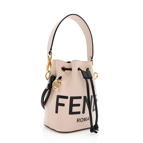 Fendi Leather Mon Tresor Small Bucket Bag