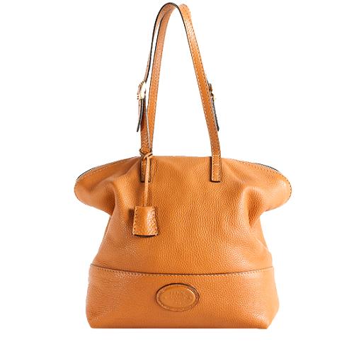 Fendi Leather Selleria 2 Shoulder Bag