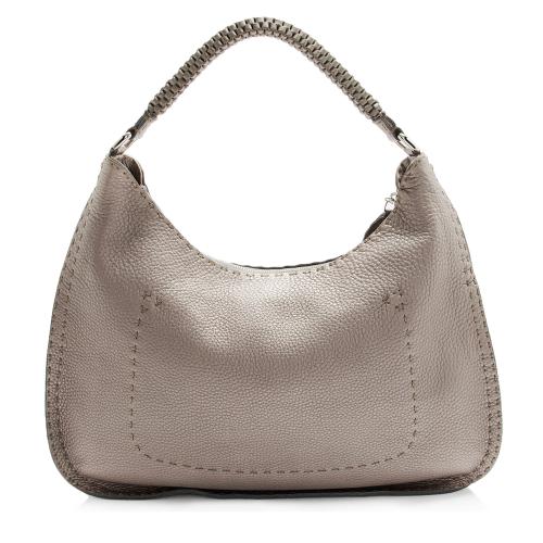 Fendi Leather Selleria Hobo