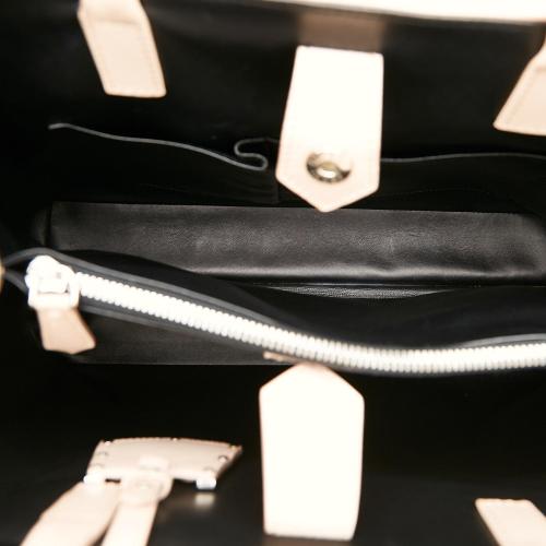 Fendi Medium 2Jours Leather Tote Bag