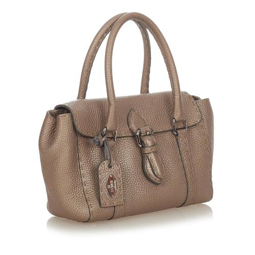 Fendi Mini Selleria Linda Leather Handbag