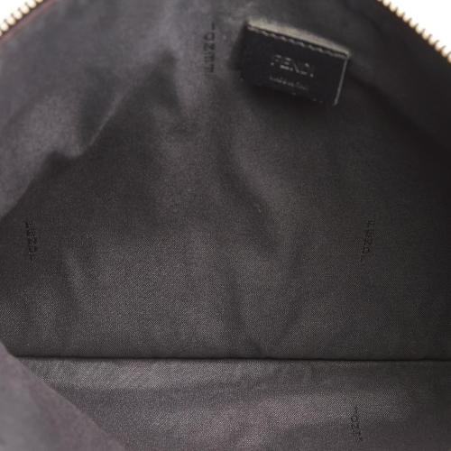 Fendi Monster Leather Clutch Bag