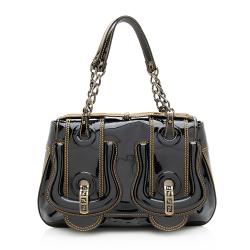 Fendi Patent Leather B Buckle Bag