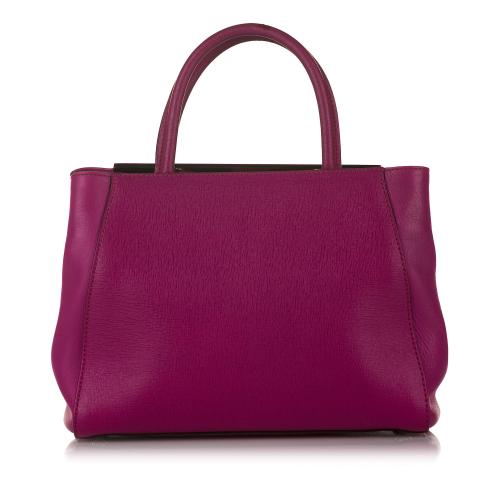Fendi Petit 2Jours Leather Handbag