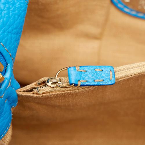 Fendi Selleria 2Bag Leather Shoulder Bag