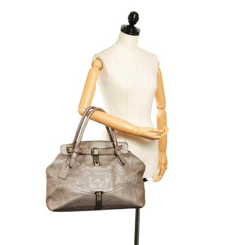 Fendi Selleria Grand Borghese Leather Handbag