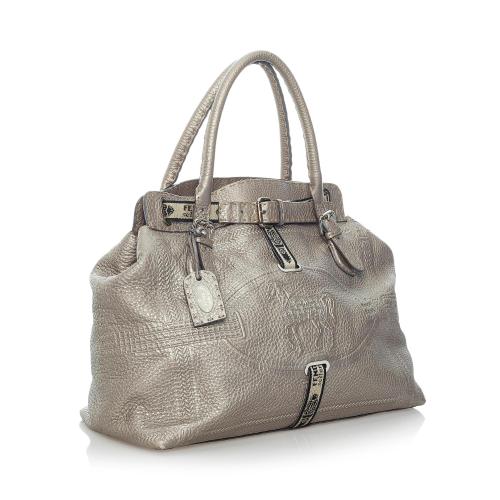 Fendi Selleria Grand Borghese Leather Handbag