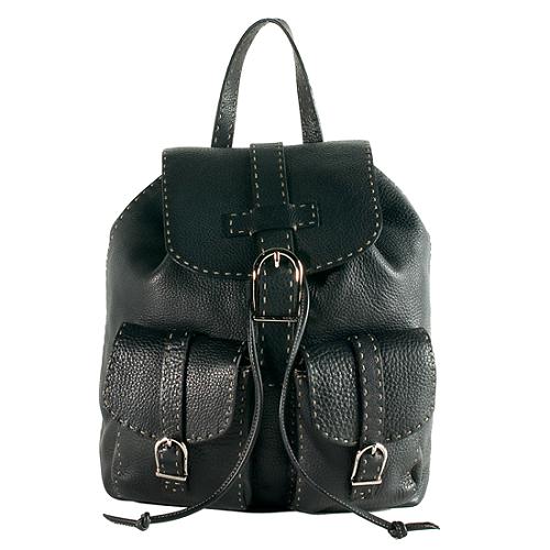Fendi Selleria Leather Backpack