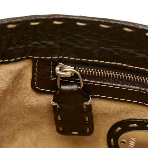 Fendi Selleria Leather Tote Bag