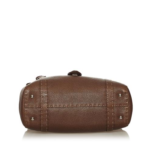 Fendi Selleria Linda Leather Handbag