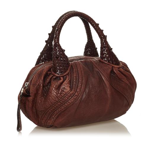 Fendi Spy Leather Handbag