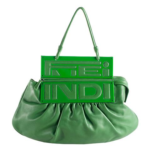 Fendi Leather To You Convertible Satchel Handbag
