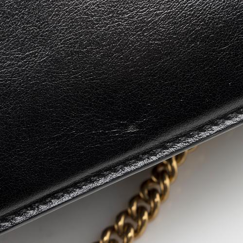 Fendi Vitello Glacier Leather Karligraphy Pocket Shoulder Bag