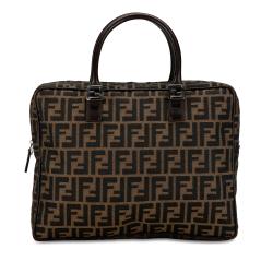 Fendi Zucca Canvas Business Bag