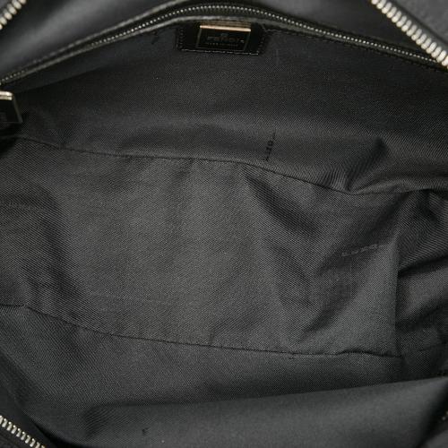 Fendi Zucca Canvas Shoulder Bag