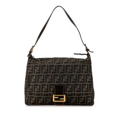 Fendi Zucca Canvas Shoulder Bag