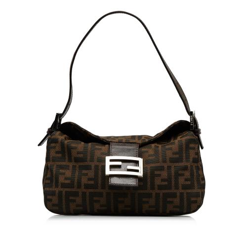 Fendi Zucca Double Flap Baguette