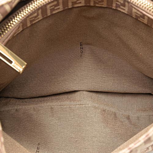 Fendi Zucchino Canvas Shoulder Bag