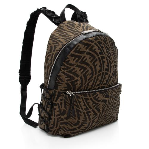 Fendi x Sara Coleman Canvas FF Vertigo Backpack