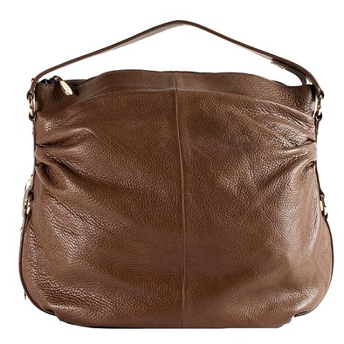 Furla Pebbled Leather Hobo Handbag