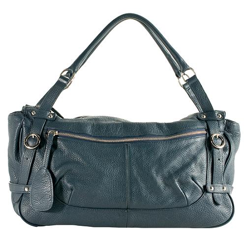 Furla Pebbled Leather Shoulder Handbag
