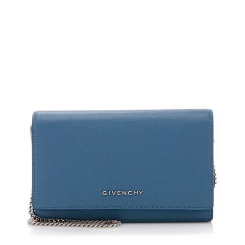 Givenchy Leather Pandora Chain Wallet