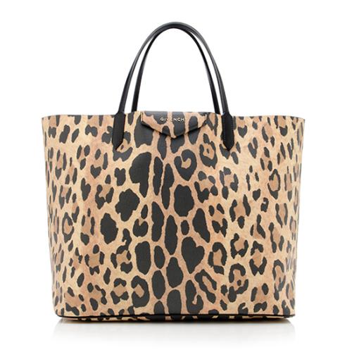 Givenchy Leopard Antigona Large Shopper Tote