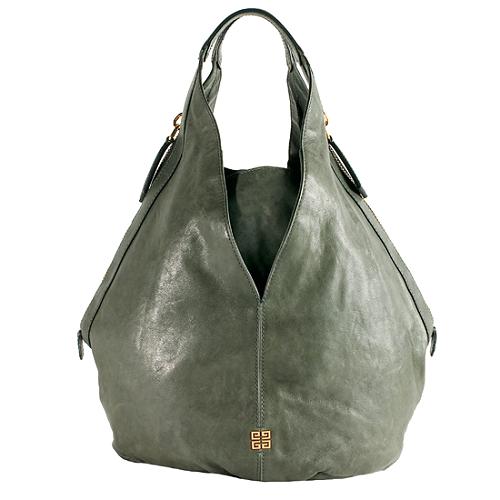 Givenchy Tinhan Leather Hobo Handbag