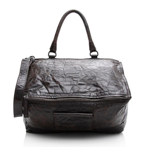 Givenchy Wrinkled Sheepskin Pandora Large Shoulder Bag
