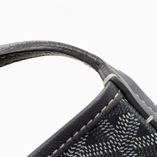 Goyard Black Goyardine Coated Canvas and Leather Saint Louis GM Tote