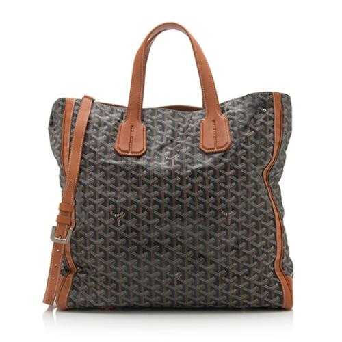 Goyard Grey Goyardine Voltaire Tote Bag