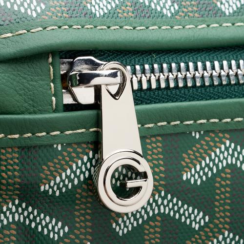 Goyard, Bags, Goyard Saint Leger Briefcase Backpack Coated Canvas Green