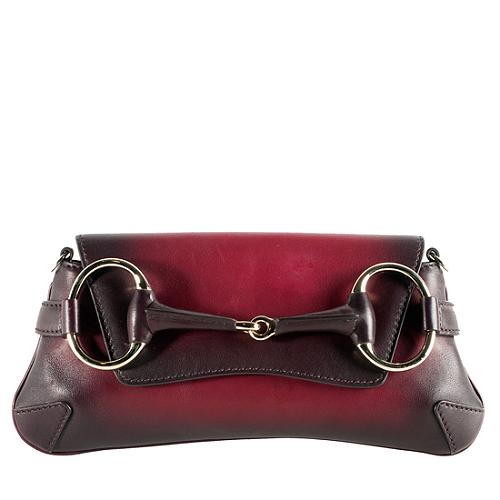 Gucci 1921 Collection Leather Horsebit Small Shoulder Handbag