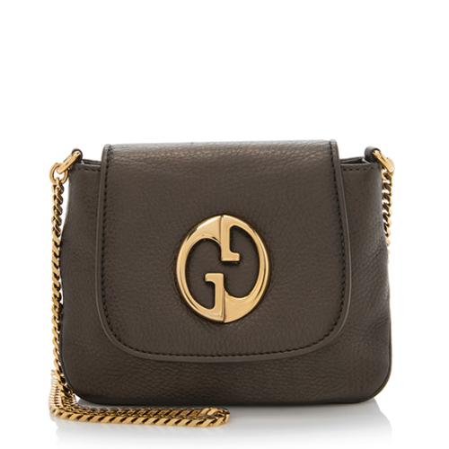 Gucci Leather 1973 Small Shoulder Bag - FINAL SALE 