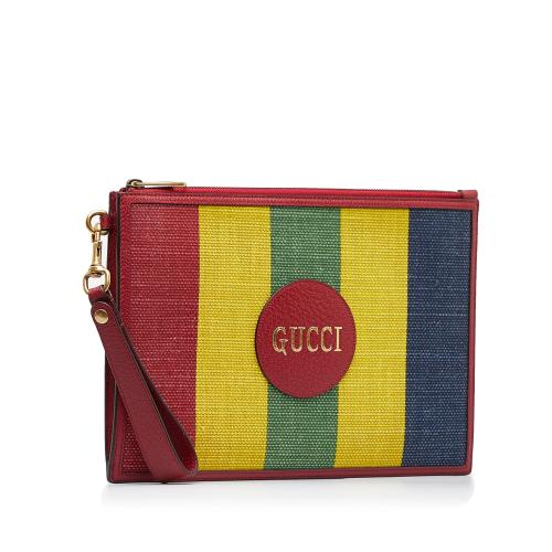 Gucci Baiadera Striped Clutch Bag