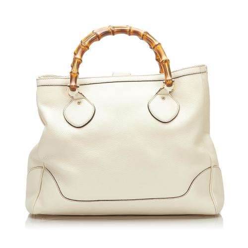 Gucci Bamboo Diana Leather Tote Bag