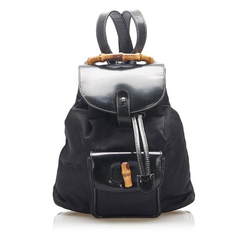 Gucci Small Bamboo Nylon Backpack - ShopStyle