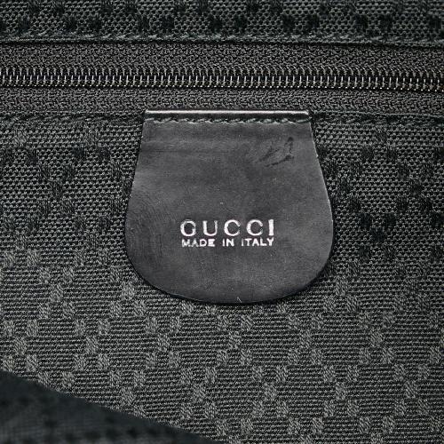 Gucci Bamboo Nylon Satchel