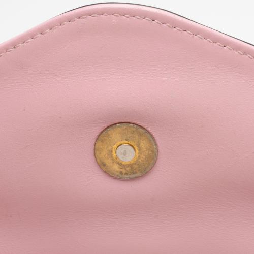 Gucci Calfskin Pearl Bee Broadway Mini Shoulder Bag