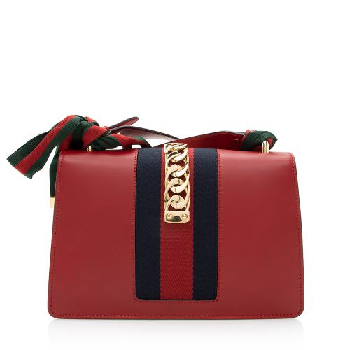 Gucci Calfskin Sylvie Small Shoulder Bag