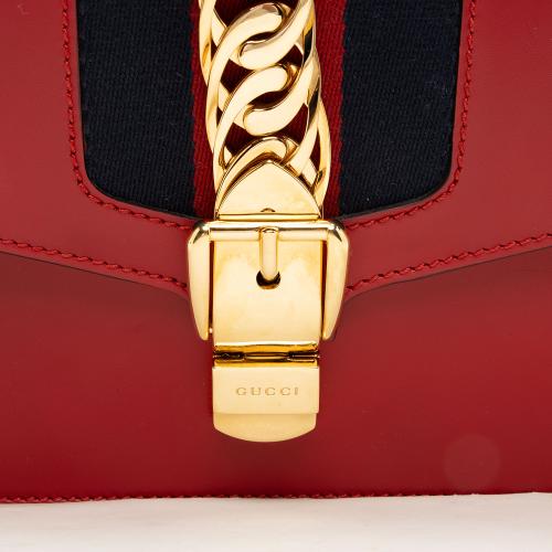 Gucci Calfskin Sylvie Small Shoulder Bag