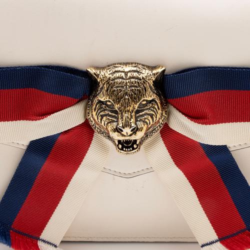 Gucci Calfskin Tiger Broadway Mini Shoulder Bag