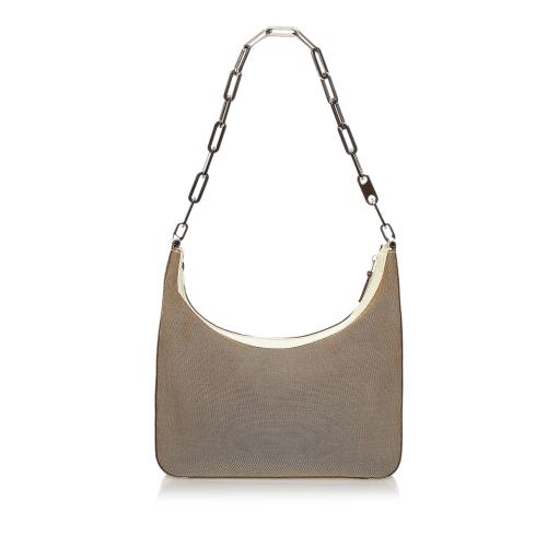 Gucci Canvas Chain Shoulder Bag